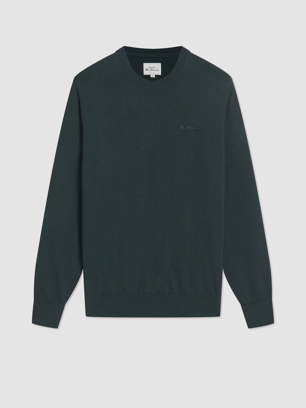 Prendas De Punto Ben Sherman Signature Merino Crewneck Verde Oscuro | GV5168907