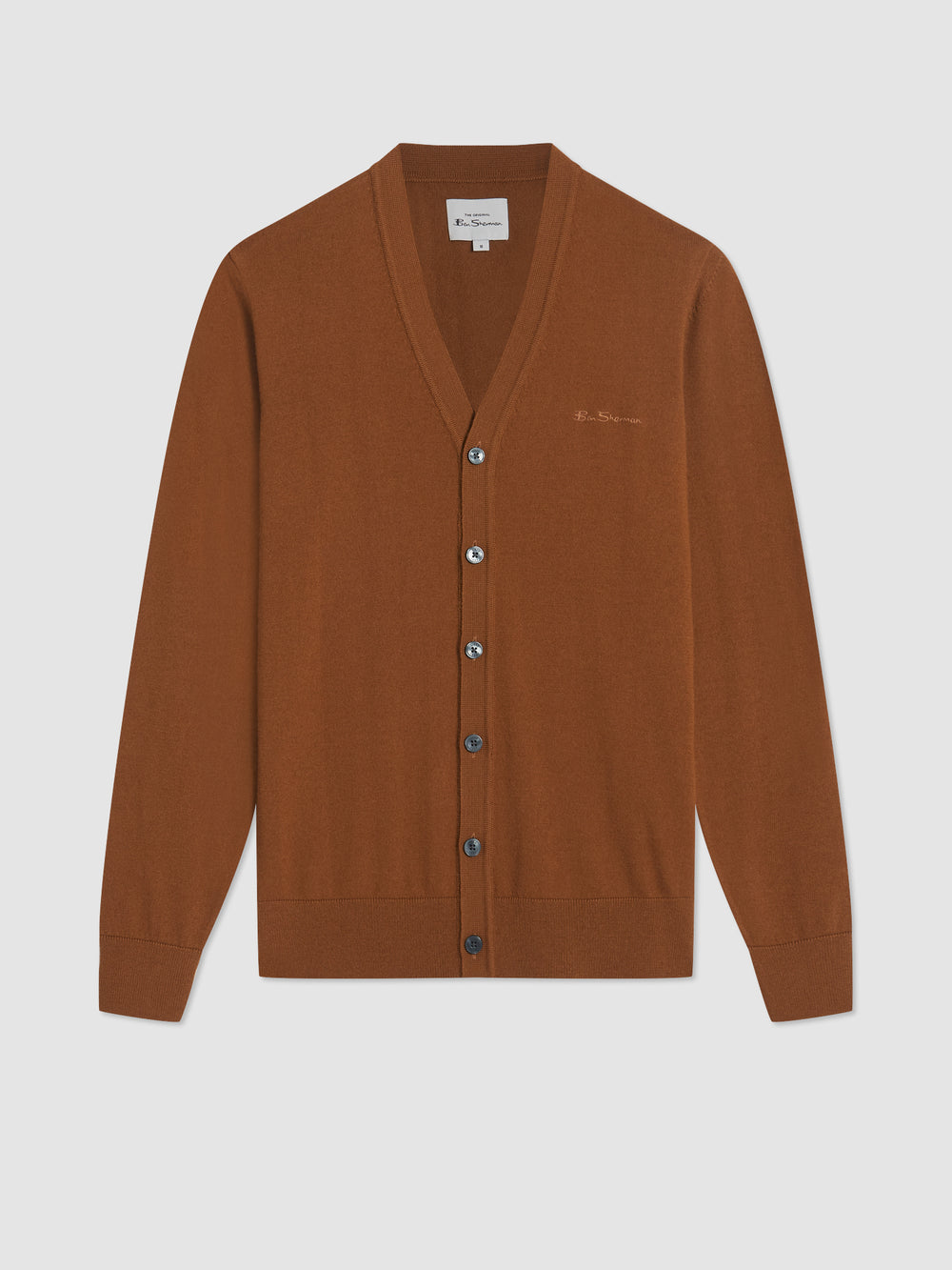 Prendas De Punto Ben Sherman Signature Merino Cardigan Marrones | JO1743286