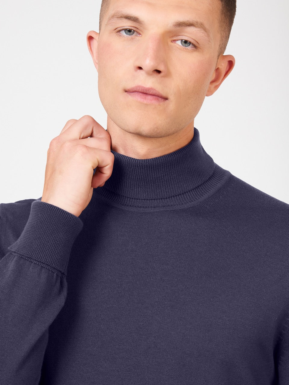 Prendas De Punto Ben Sherman Signature Roll Neck Moradas | WN5431079