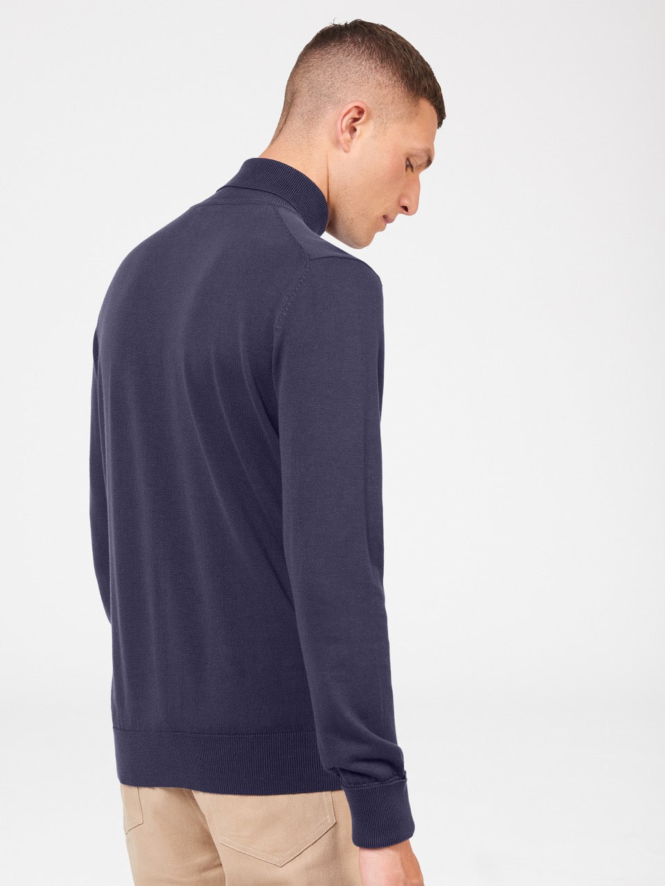 Prendas De Punto Ben Sherman Signature Roll Neck Moradas | WN5431079