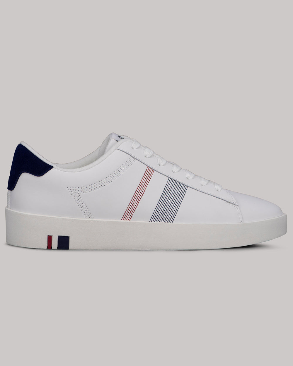 Tenis Ben Sherman Boxwell Blancas Azul Marino Rojas | PW0578913