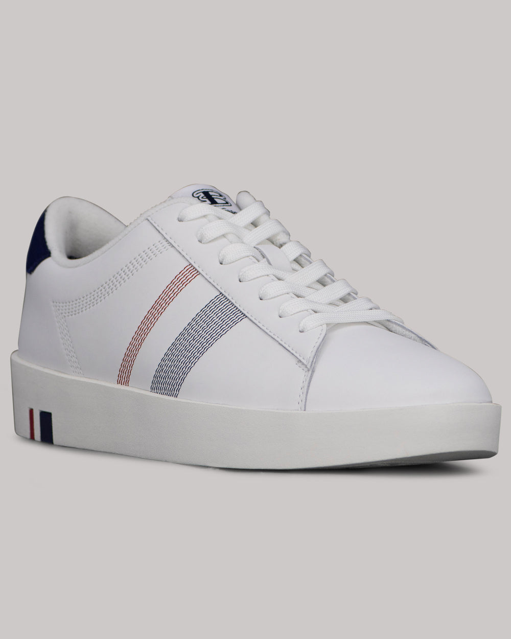 Tenis Ben Sherman Boxwell Blancas Azul Marino Rojas | PW0578913