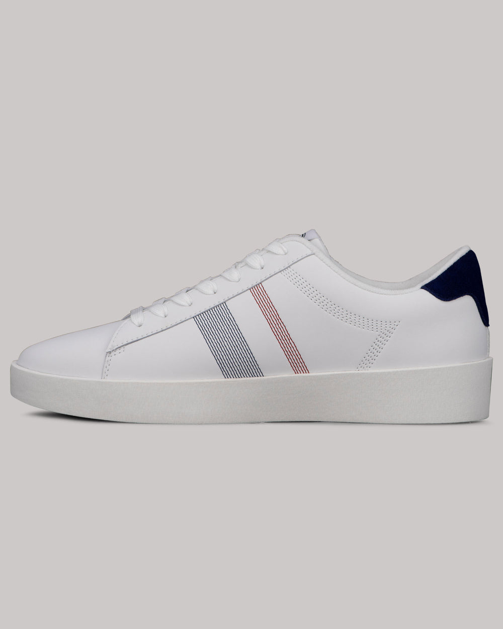 Tenis Ben Sherman Boxwell Blancas Azul Marino Rojas | PW0578913